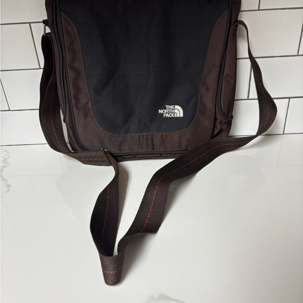 The North Face Men's women’s Black and Brown Messenger Bag